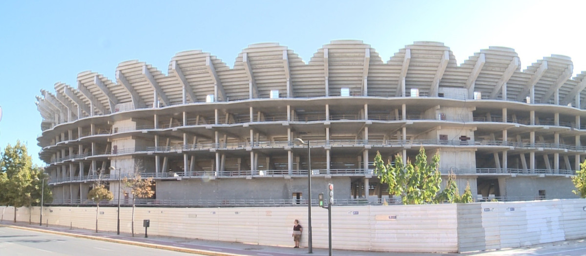 Estructura externa del Nuevo Mestalla