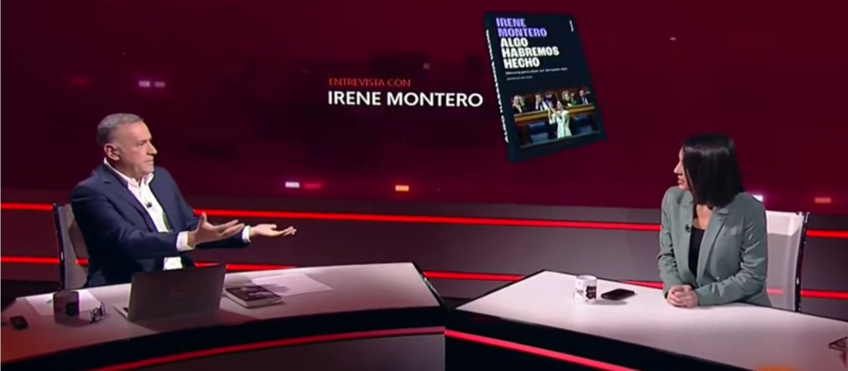 Xabier Fortes, presentador de la noche en 24h junto a Irene Montero