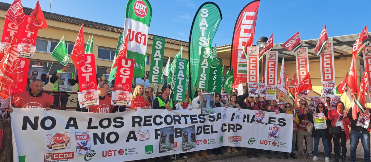 Manifestación de profesionales sanitarios