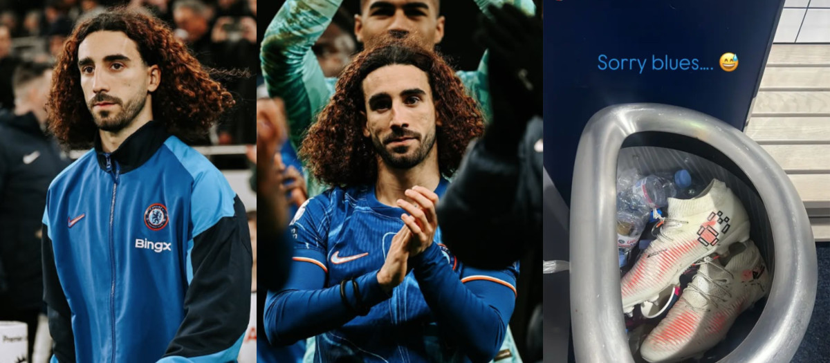 Marc Cucurella se disculpa tras su doble resbalón contra el Tottenham: "Perdón 'blues'..."