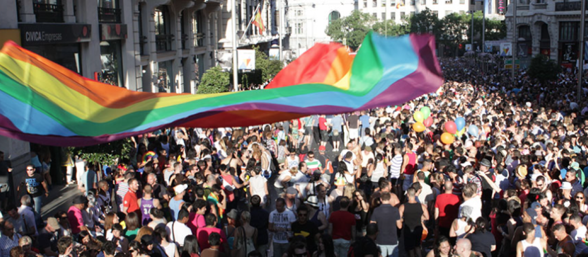 Fiesta de Orgullo en Madrid