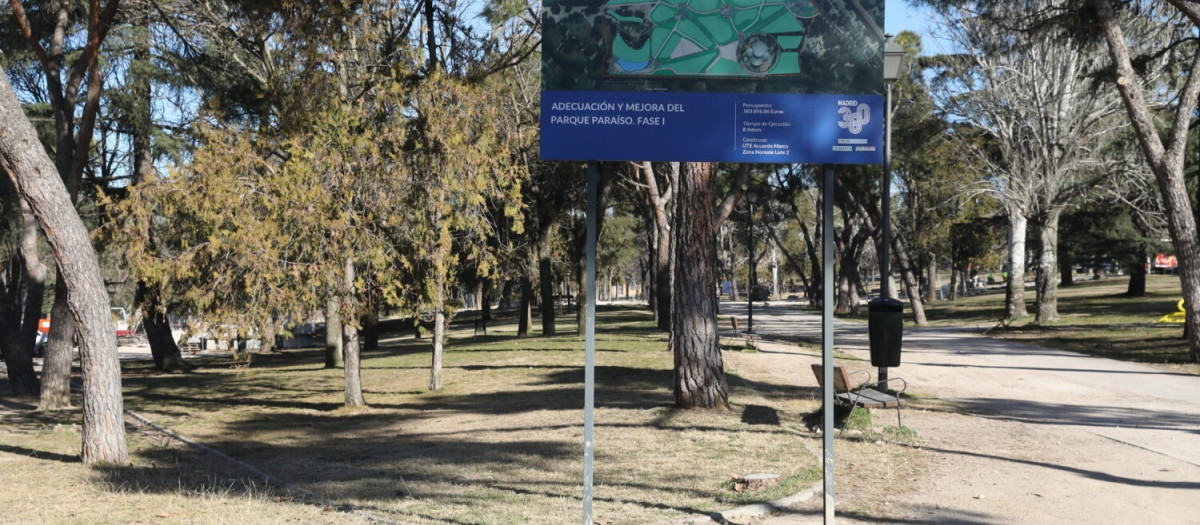 (Foto de ARCHIVO)
Reforma del área central del histórico parque El Paraíso de San Blas-Canillejas

AYUNTAMIENTO DE MADRID
31/1/2022