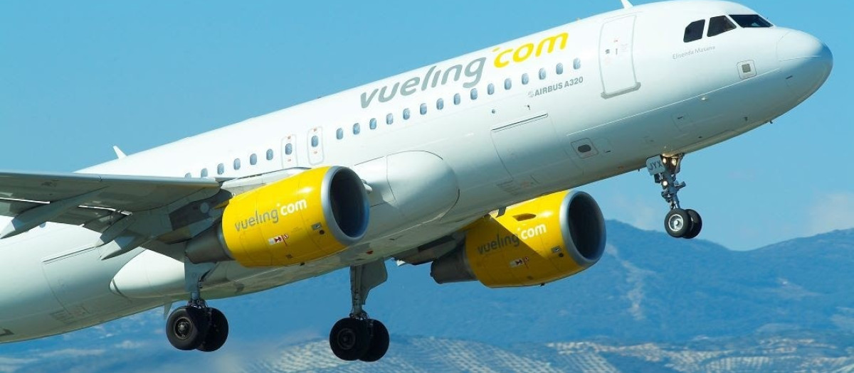 Avión de Vueling

REMITIDA / HANDOUT por VUELING
Fotografía remitida a medios de comunicación exclusivamente para ilustrar la noticia a la que hace referencia la imagen, y citando la procedencia de la imagen en la firma
25/9/2024