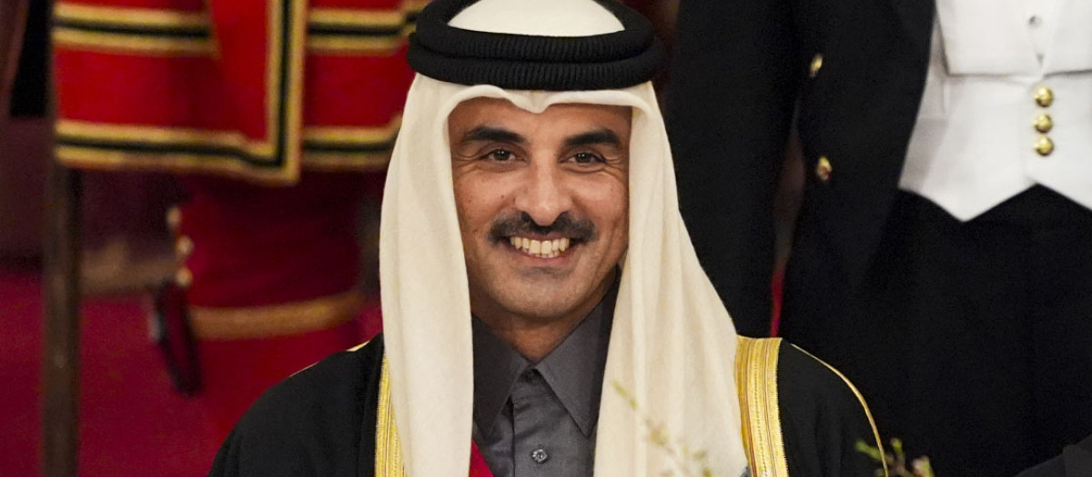 El emir de Qatar Sheikh Tamim bin Hamad Al Thani