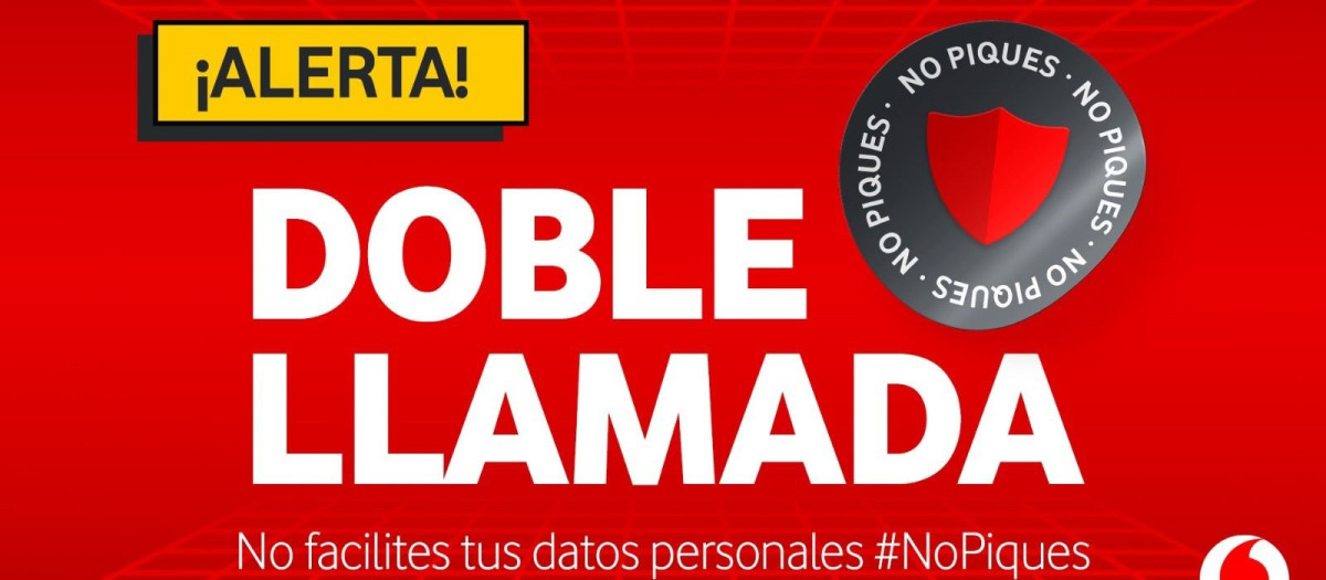 Alerta de Vodafone España ante una campaña de fraude