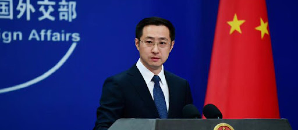 Lin Jian, portavoz del ministerio de Exteriores chino