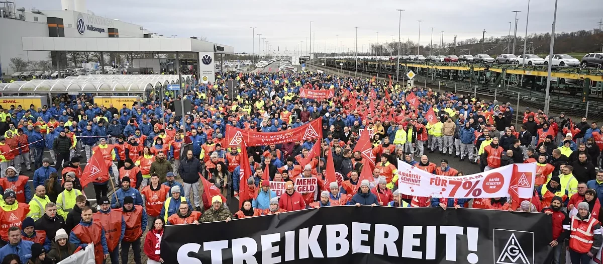 Una de las manifestaciones recientes de los trabajadores