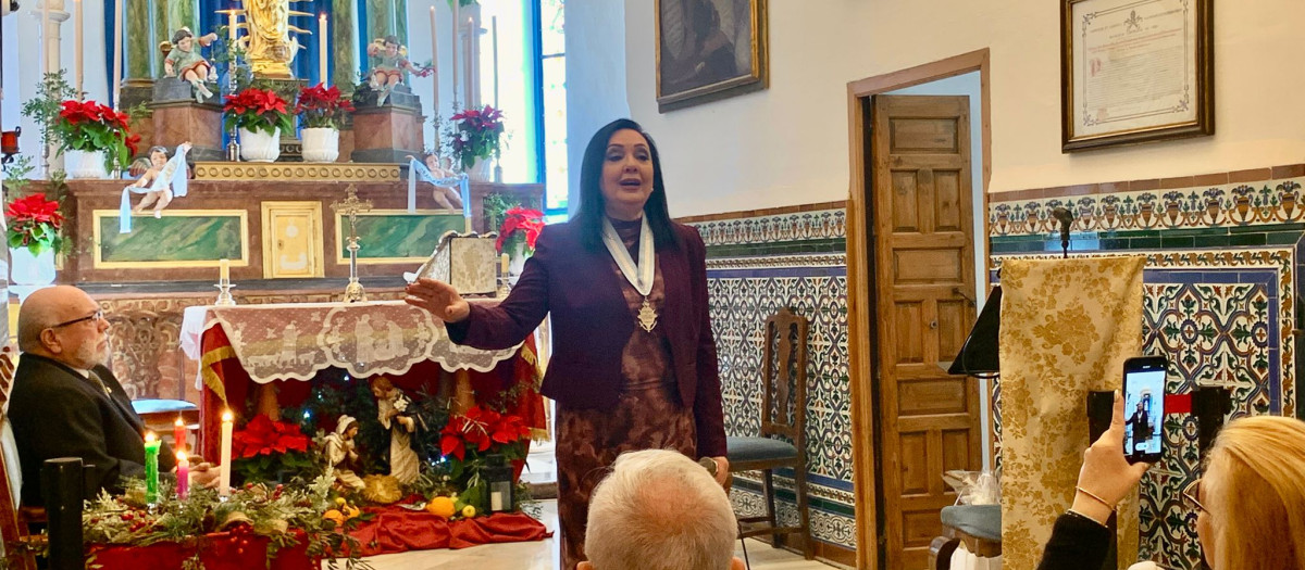 Aurora Barona, la pregonera de la Navidad 2024 en el Santuario de la Virgen de Linares