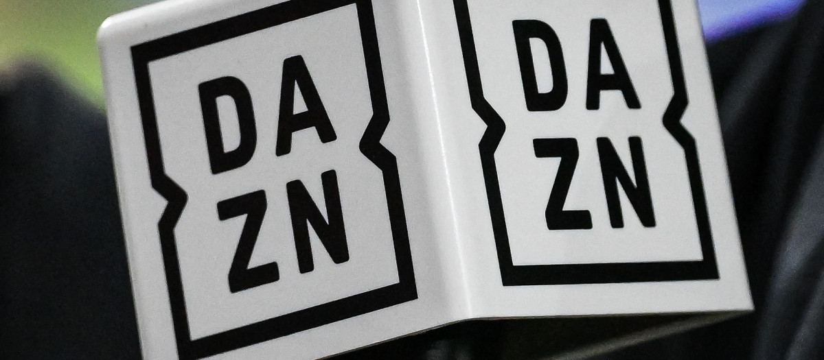 Logo de DAZN, en una imagen de archivo