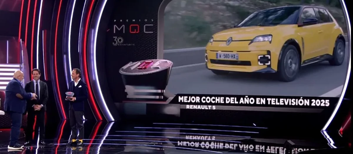 Renault 5 eléctrico, premio al mejor coche de la televisión