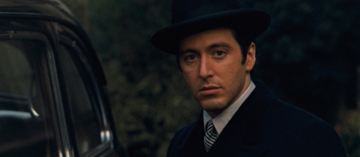 Al Pacino como Michael Corleone en El Padrino