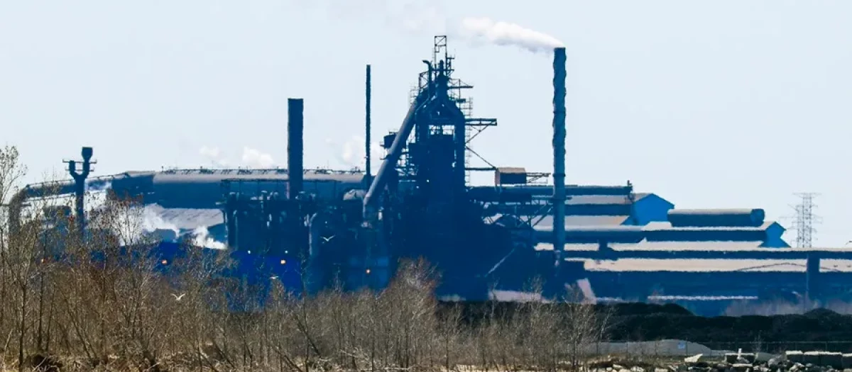 Fotografía de archivo de la planta de acero de US Steel cerca del lago Michigan en Gary, Indiana