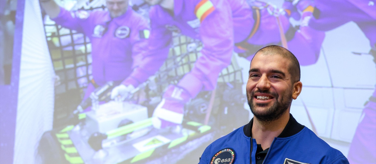 El astronauta leonés Pablo Álvarez