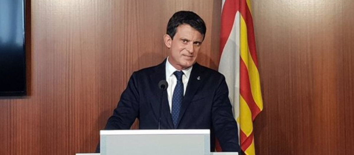 Manuel Valls durante su etapa como concejal en el Ayuntamiento de Barcelona