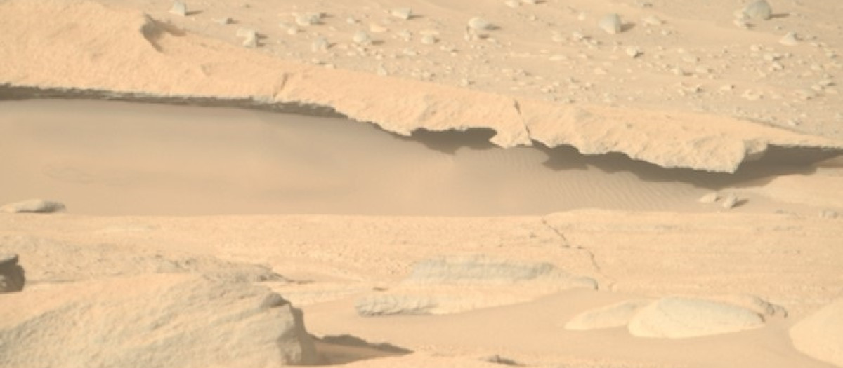 El rover Mars Perseverance de la NASA adquirió esta imagen utilizando su cámara Right Mastcam-Z