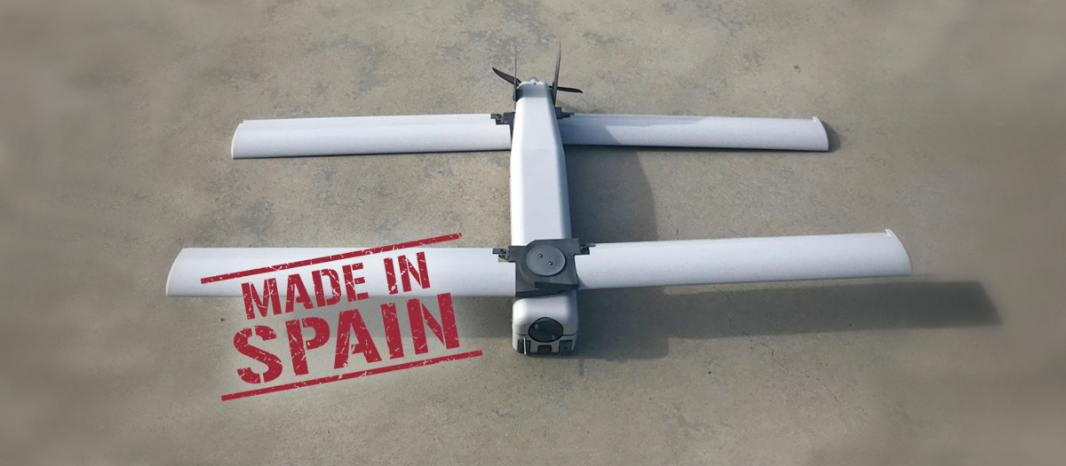 Q-SLAM-40 es un sistema dron merodeador desarrollado por una empresa española, Arquimea