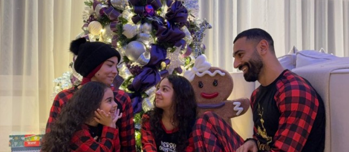 Mohamed Salah fue criticado por publicar una foto celebrando la Navidad