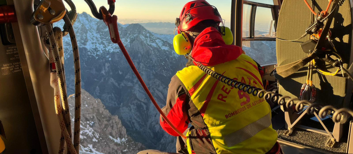 Imagen de los operativos responsables del rescate