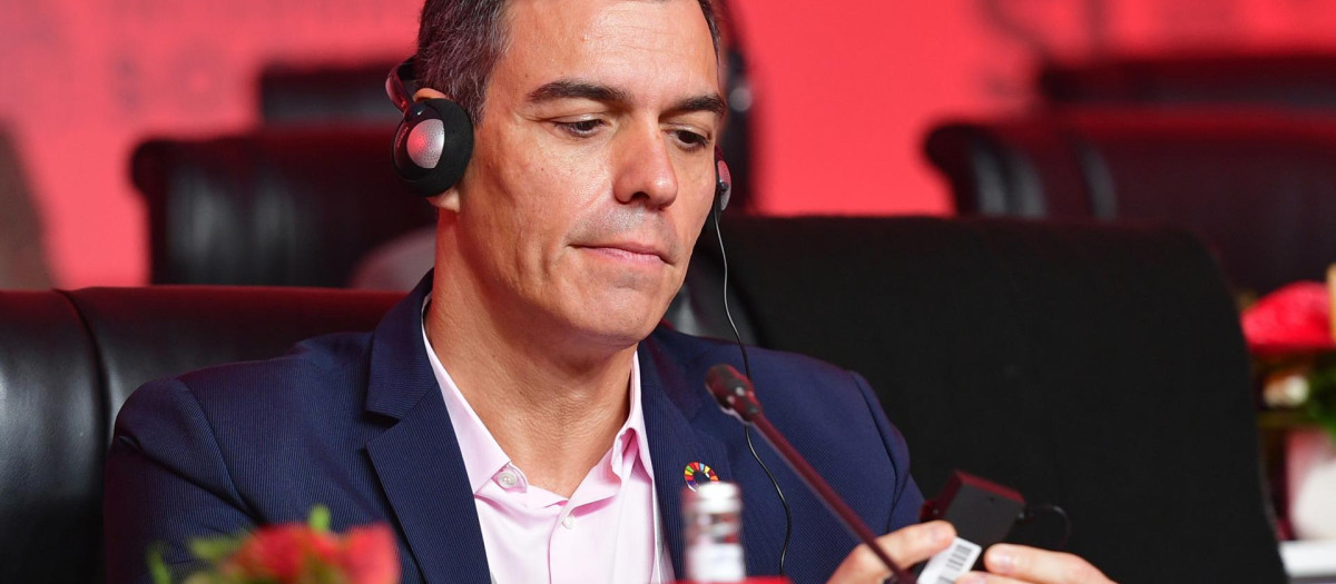 Pedro Sánchez, durante una reciente cumbre socialista en Rabat