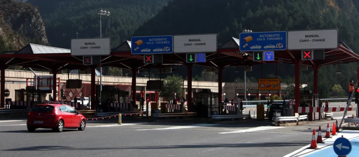 El peaje del tunel del Cadí