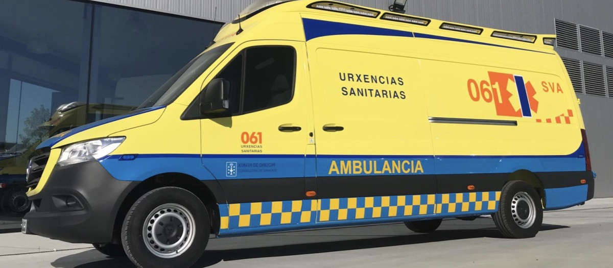 Ambulancia del 061-Urxgncias Sanitarias de Galicia