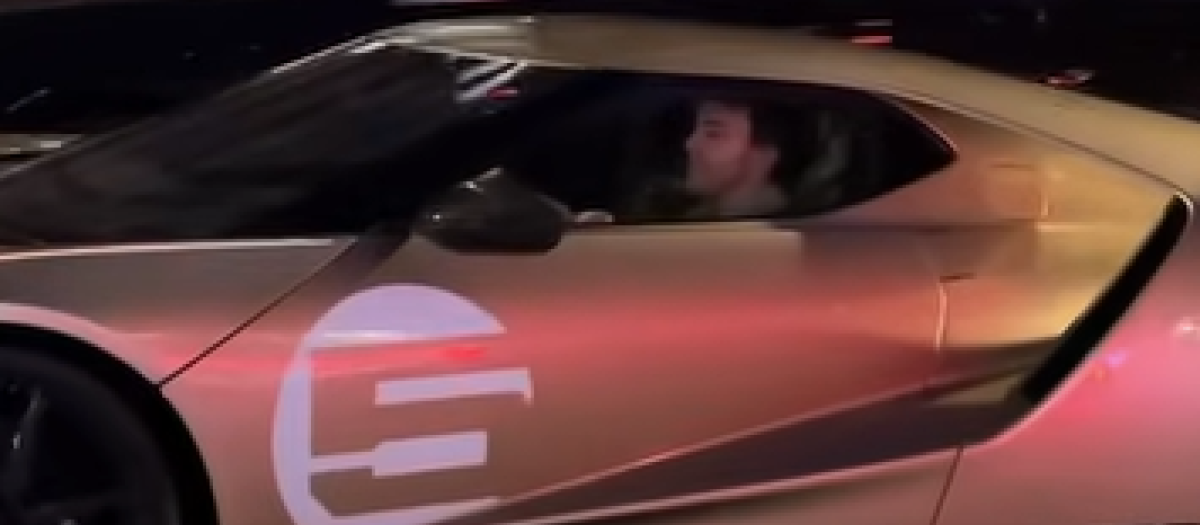 Fernando Alonso durante su paseo por Mónaco