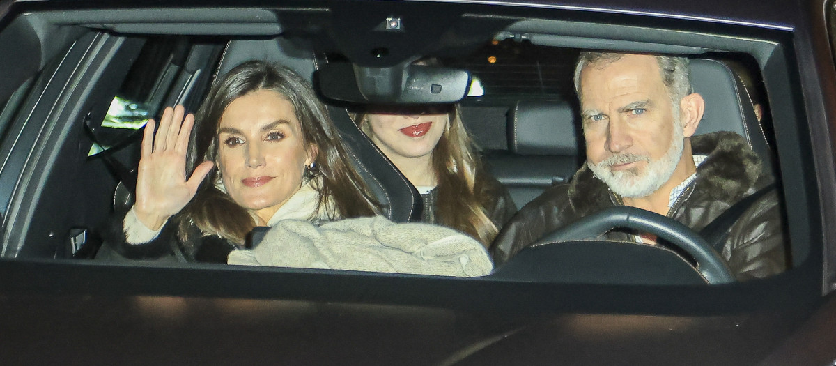 Los Reyes Felipe y Letizia, el 6 de enero