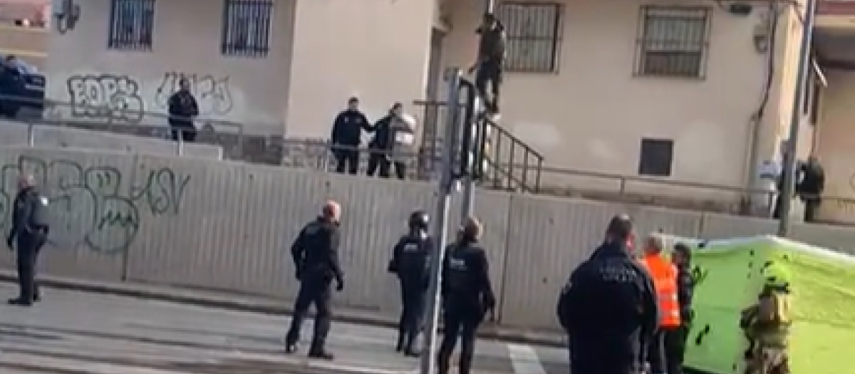 Dispositivo de rescate y detención del marroquí en Alicante