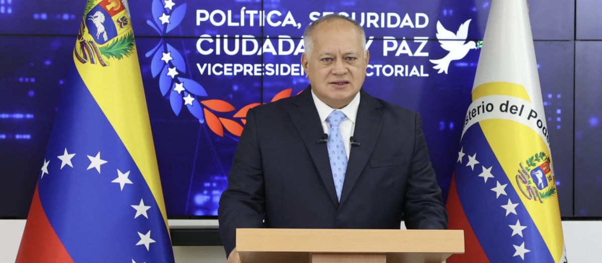 El ministro de Interior venezolano, Diosdado Cabello