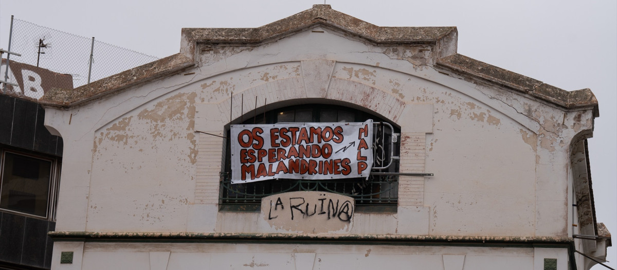 Edificio okupado en Barcelona