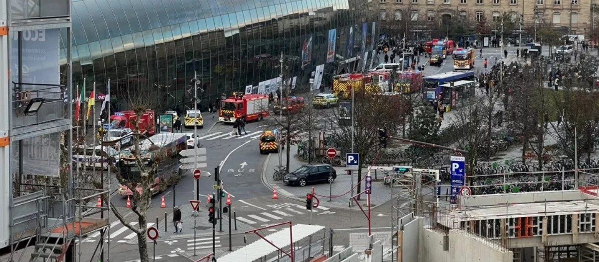 Dos tranvías se han chocado en Estrasburgo