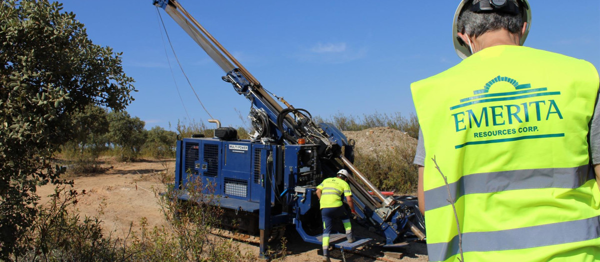 Imagen del proyecto minero en Huelva.