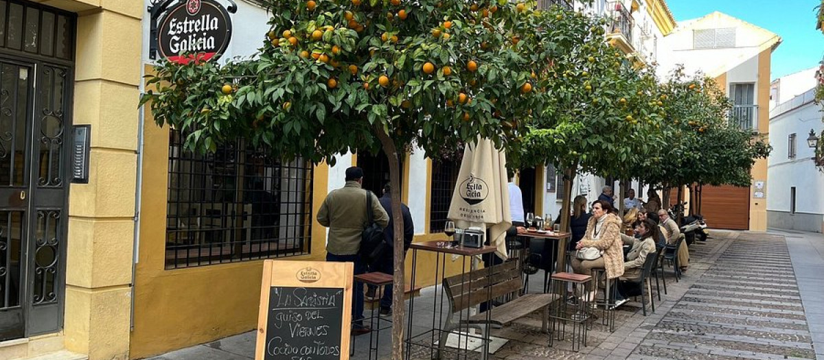 La taberna, en el barrio de Santa Marina