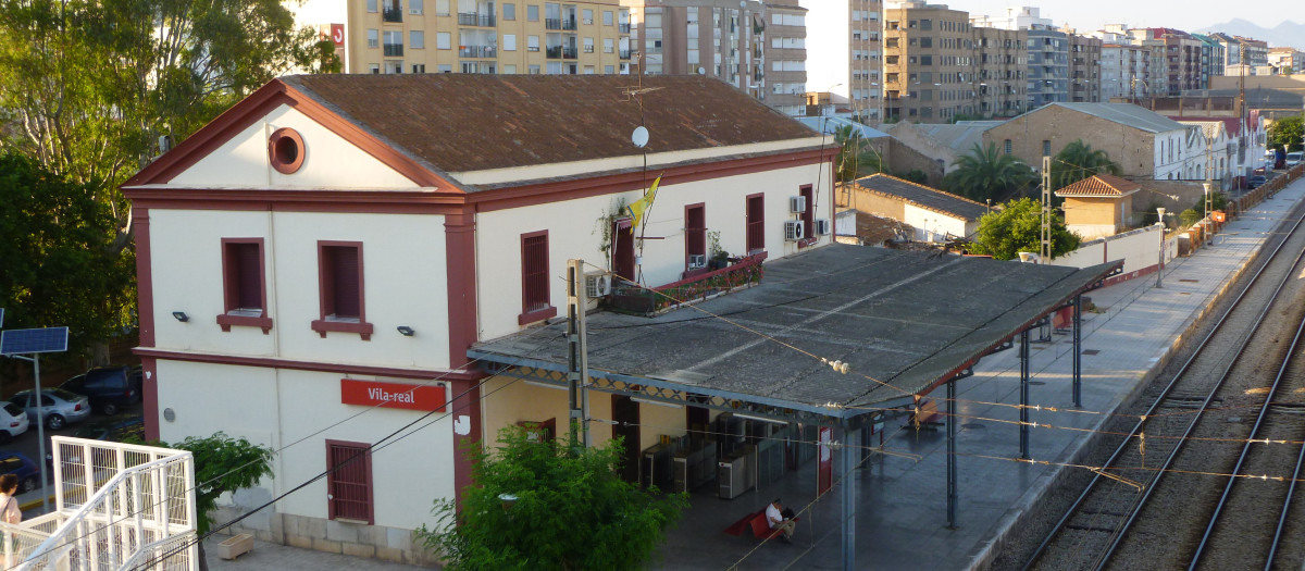 Imagen de archivo de la estación de tren de Villarreal, Castellón