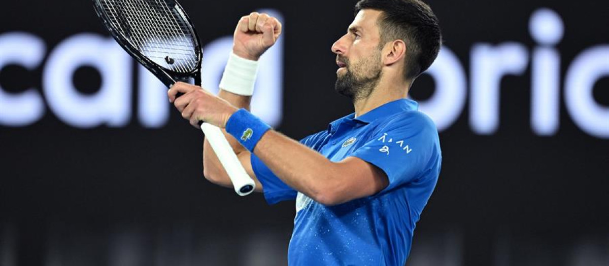 Djokovic, en su último partido