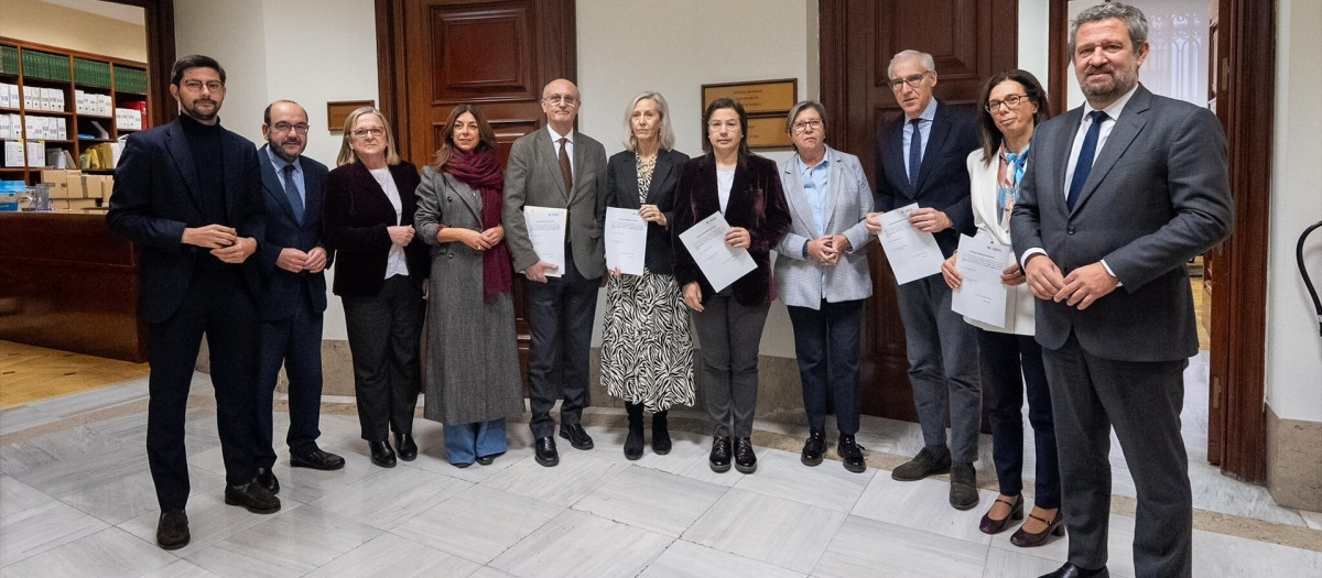 Diputados gallegos del PP en el Congreso