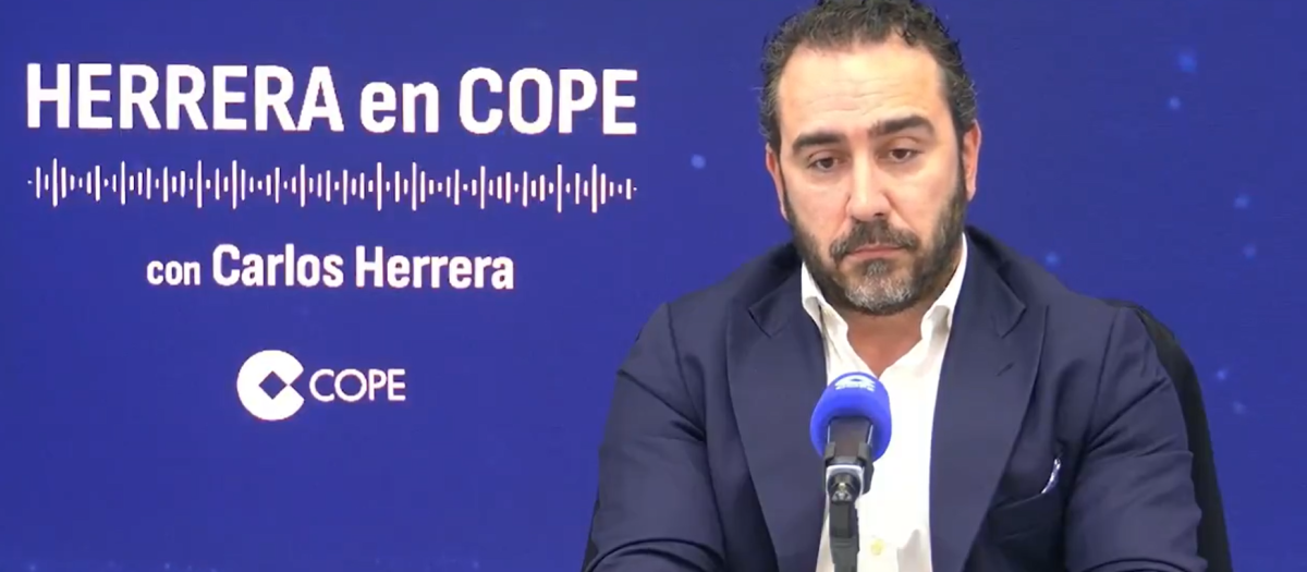 Víctor de Aldama, durante su entrevista en Herrera en COPE