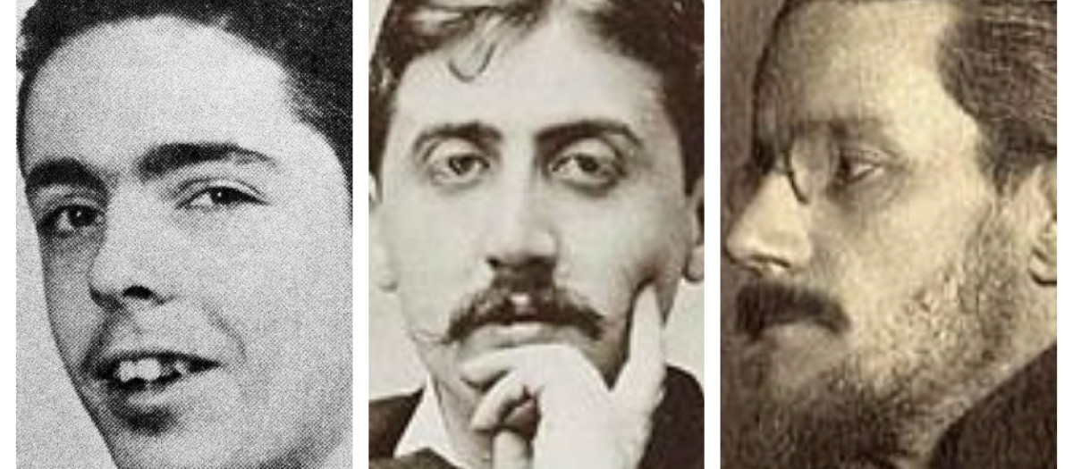 Thomas Pynchon, Marcel Proust y James Joyce