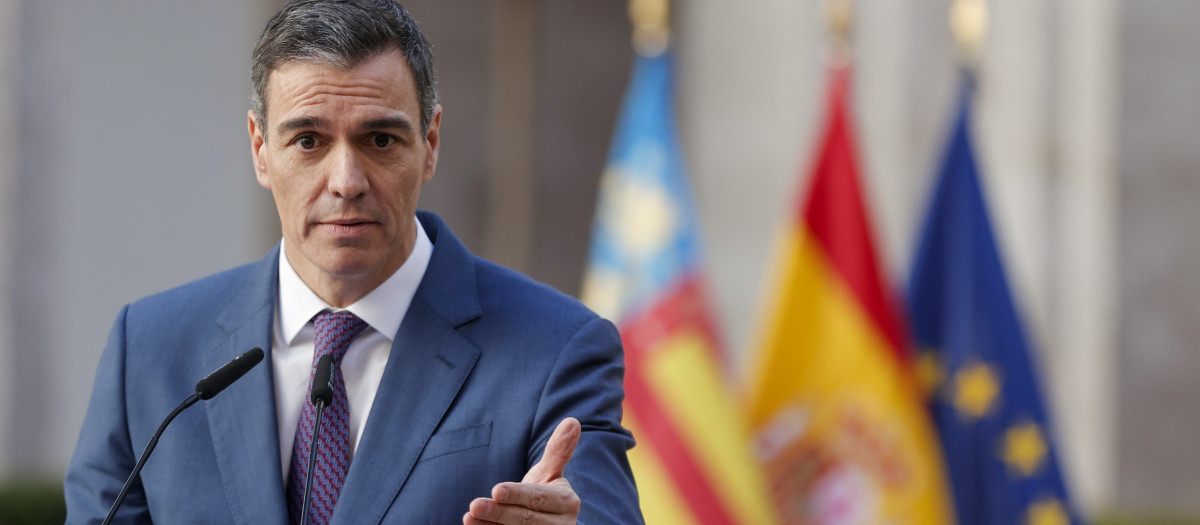 Pedro Sánchez, en Valencia