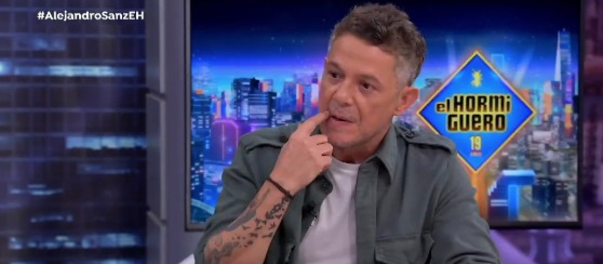 Alejandro Sanz fue el invitado de lujo en el programa de El Hormiguero este jueves