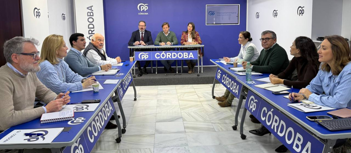 Reunión interparlamentaria del PP de Córdoba