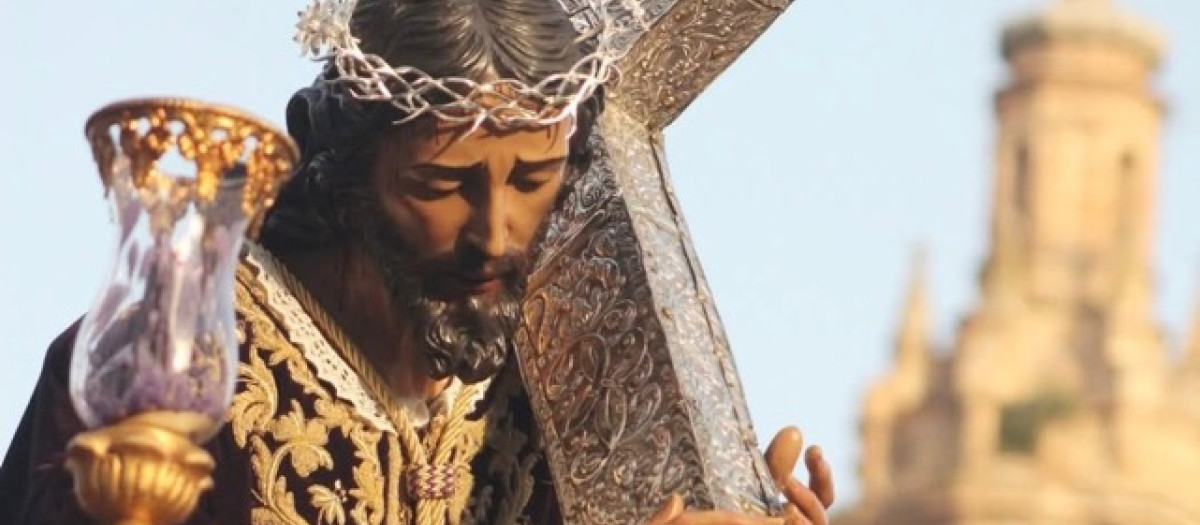 Nuestro Padre Jesús Nazareno procesionando en Bujalance