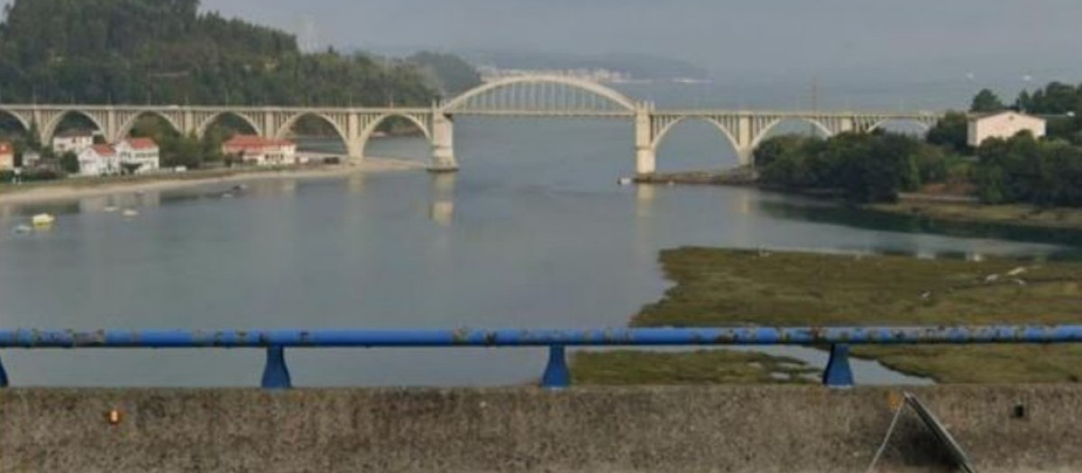 Puente de O Pedrido, sobre la ría de Betanzos