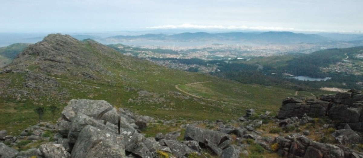 Sierra de O Galiñeiro, ubicada entre Vigo y Gondomar