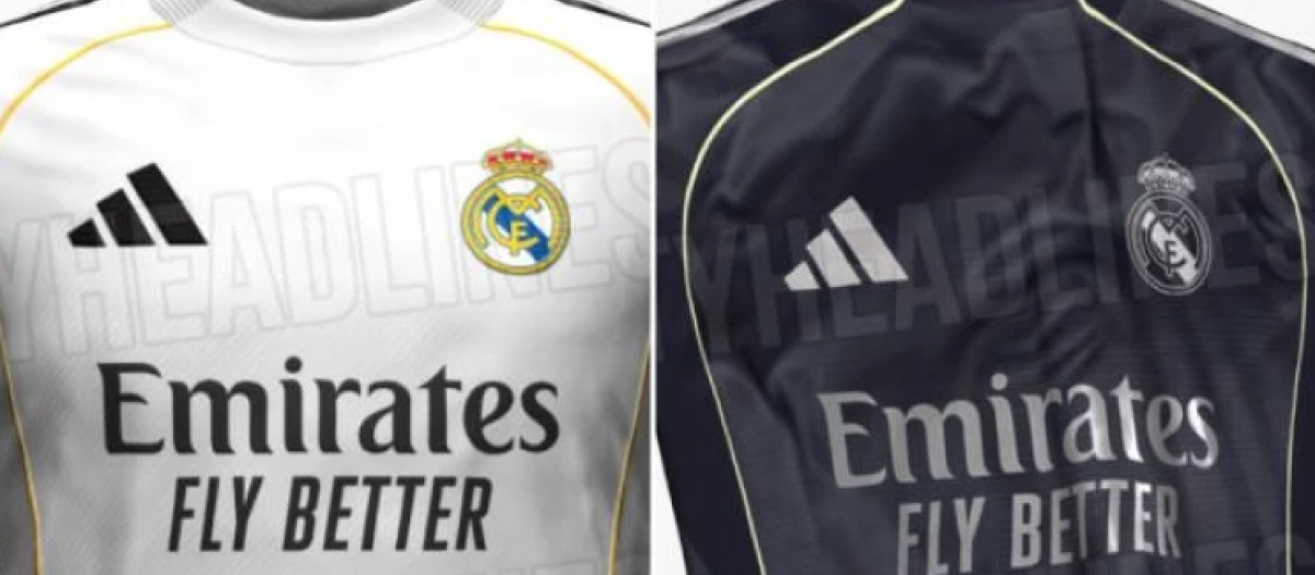 Así serán las camisetas del Real Madrid la próxima temporada