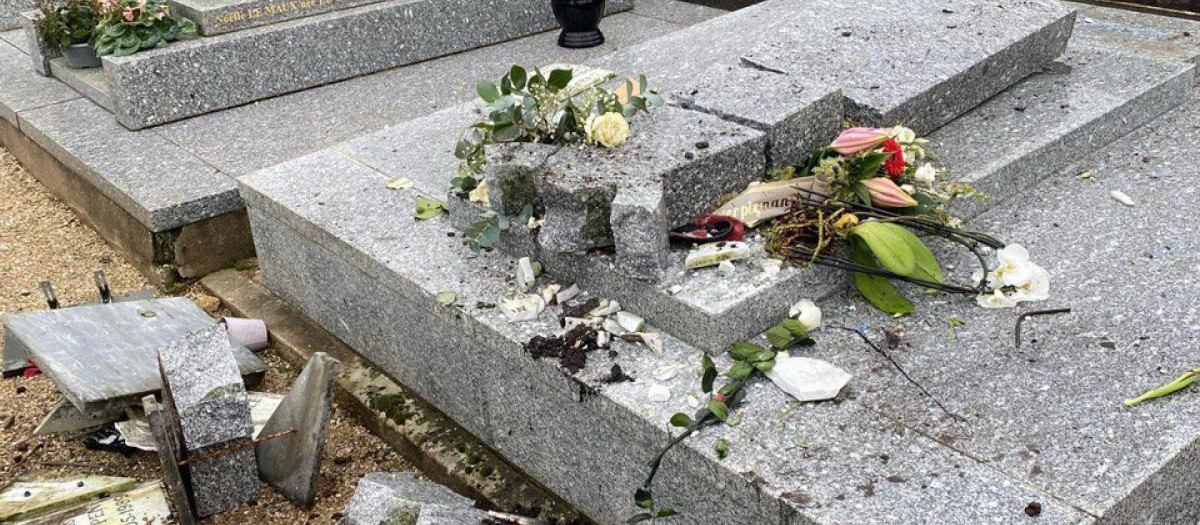 Vandalizan la tumba del histórico líder derechista francés Jean-Marie ...