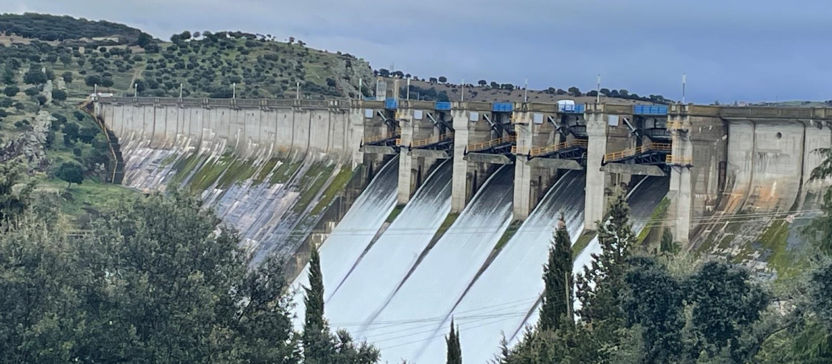 El embalse de Santa Teresa, en la provincia de Salamanca
