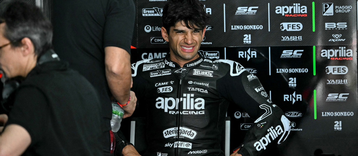 Jorge Martín, durante los test de pretemporada