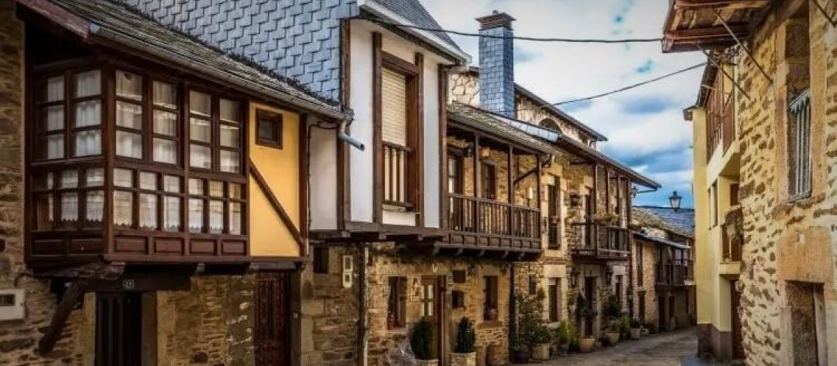 Balcones Medievales en Puebla de Sanabria (Zamora)
