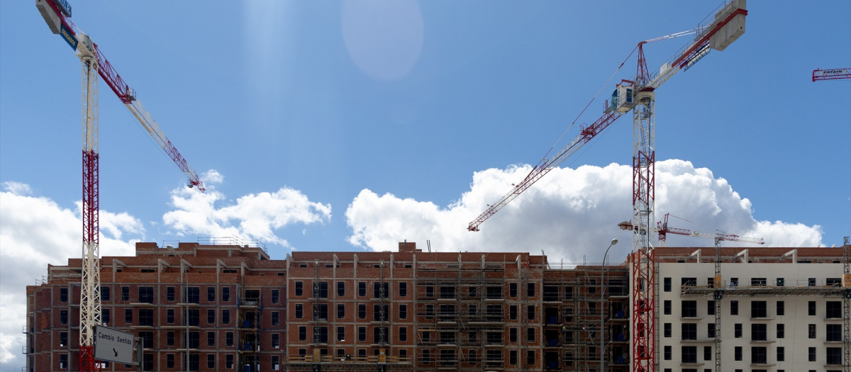 Obras en bloques de viviendas en Madrid